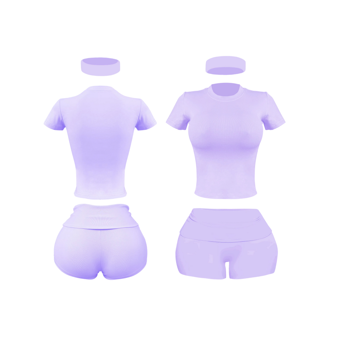 Lavender - “Pilates Princess” V.9 *Headband Included*