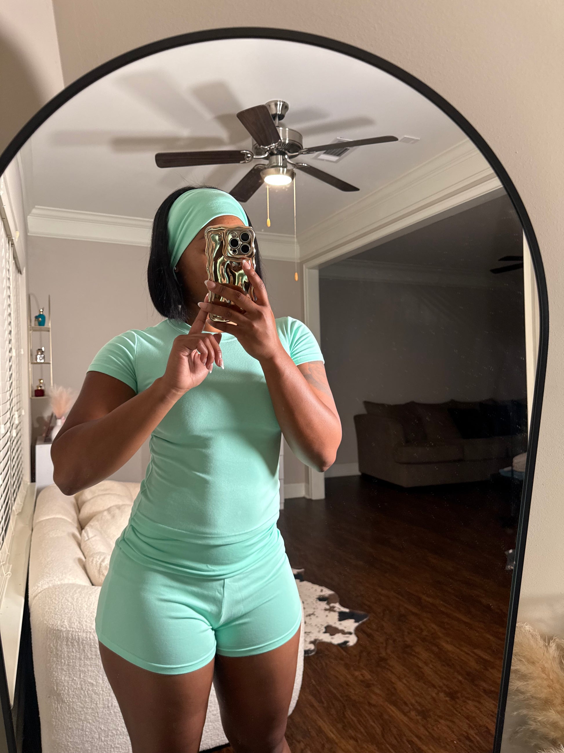 Teal - “Pilates Princess” V.9 *Headband Included*
